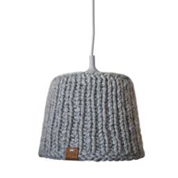 Woolen Lampshade, Scandinavian Style, Handmade, Knitted Lampshade , Interesting Unique Home Decoration, Ceiling Or Table Lamp - thumbnail 3