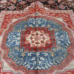 6'2x9'4 Ft Mamluk New Design Area Rug, Handmade Medallion Wool Afghan Farmhouse Luxury Bedroom Livingroom Office D??cor Carpet - thumbnail 3