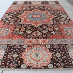 6'2x9'4 Ft Mamluk New Design Area Rug, Handmade Medallion Wool Afghan Farmhouse Luxury Bedroom Livingroom Office D??cor Carpet - thumbnail 2