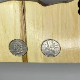 New York Handmade State Quarter Clock With Inlaid Quarters. Fully Customizable - thumbnail 4