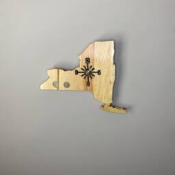 New York Handmade State Quarter Clock With Inlaid Quarters. Fully Customizable - thumbnail 2