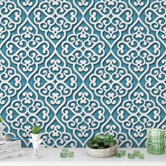 Wall Art, Geometric, Minimalist, Fretwork, Decor, Panels, 3D, Large Minimalist Filigree, Heart, Gift - Skucf3Dp - image 1