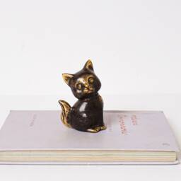 Bronze Cat Statue, 3.2 - thumbnail 3