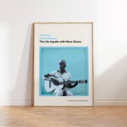 The Life Aquatic With Steve Zissou Print Retro Mid-Century Modern Movie Poster - thumbnail 1