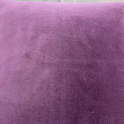 Designers Guild Luxury Varese Pale Plum Plain Velvet Cushion Pillow Sofa Cover - thumbnail 2