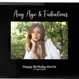 "Personalised Birthday Photo Frame Any Age & Fabulous 6x4"" Or 7x5" - thumbnail 2