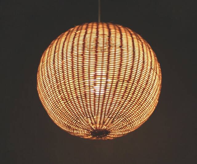 Cane Ball Pendant Light, Decorative Lighting, Home Living Globe Ceiling Lights, Spherical Lighting Fixture - image 1
