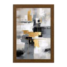 Picture Frame in Modern Style Black White Oak - Gallery Wall Set , Colourful Art Photo Frames Gift For Family, Available All Sizes - thumbnail 2