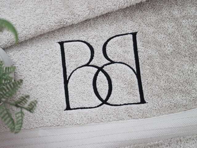 Personalised Towel Uk, Logo Embroidery, Personalised Design, On Towel, Embroidered Face Cloth, Hand Bath Sheet - image 1