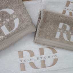 Personalised Towel Uk, Logo Embroidery, Personalised Design, On Towel, Embroidered Face Cloth, Hand Bath Sheet - thumbnail 3