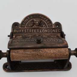 Bury St London Cast Iron - Antique Copper Finish Toilet Paper Holder - thumbnail 2