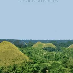 Philippines Poster - Retro Vintage Style Bohol Art Print, Artwork, Homeware, Travel Print - thumbnail 2
