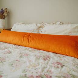Long Lumbar Pillow Custom Sizes Luxury Velvet Lumbar Cover With Insert Bedroom Decor Extra Long - thumbnail 2