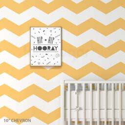 Chevron Strips Decal With Wallpaper Effect . Wall Decor - 15% Discount When Order 5 Sets + Code Wallstripes15 - thumbnail 2