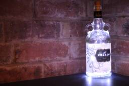 Kraken Spiced Rum Liquor Bottle Lamp - 20 Led Lights - thumbnail 1