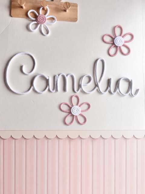 Large Name Sign For Baby Nursery Wall Decor Or Kids Room Styling, Custom Shower Gift - image 1