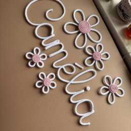Large Name Sign For Baby Nursery Wall Decor Or Kids Room Styling, Custom Shower Gift - thumbnail 2