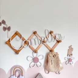 Large Name Sign For Baby Nursery Wall Decor Or Kids Room Styling, Custom Shower Gift - thumbnail 4