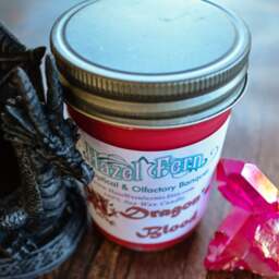 Dragon's Blood Scented Soy Candle - Resinous Earth & Exotic Incense - thumbnail 2