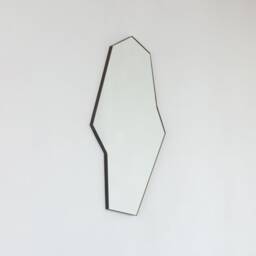 Bapa??? Octagon Freeform Mirror With Bronze Patina Frame - thumbnail 1