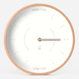 Beige Wood Tide Clock Custom - thumbnail 2