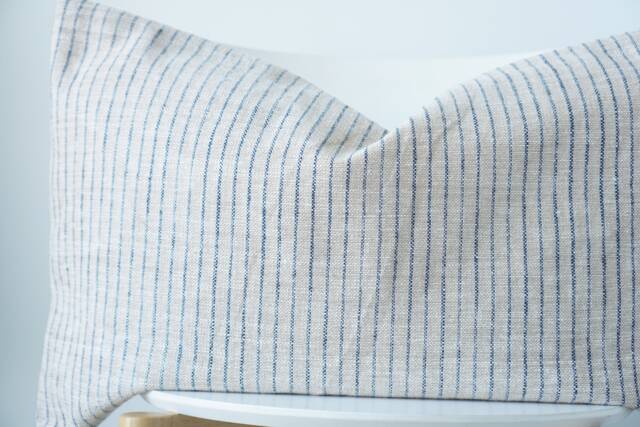 "Tribal Hemp Hand Woven Natural Dye Color Hmong Lumbar Pillow Cover 16"" X 26" - image 1