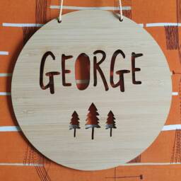 Personalised Name Sign For Child's Bedroom Door - Custom Wall Hanging - thumbnail 3