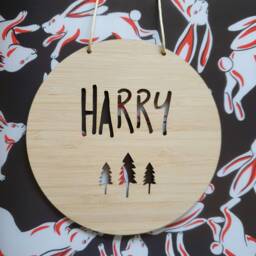 Personalised Name Sign For Child's Bedroom Door - Custom Wall Hanging - thumbnail 2