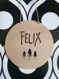 Personalised Name Sign For Child's Bedroom Door - Custom Wall Hanging