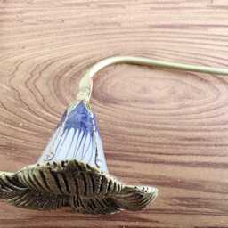 Elegant Brass Candle Snuffer - Antique Extinguisher For Home Decor 20 cm Gift Idea - thumbnail 2