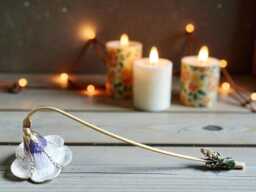Elegant Brass Candle Snuffer - Antique Extinguisher For Home Decor 20 cm Gift Idea - thumbnail 1