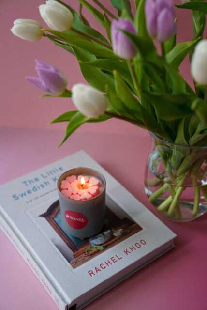 Love Scented Jar Candle Vegan Soy Wax, Romantic Gift - image 1