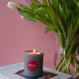 Love Scented Jar Candle Vegan Soy Wax, Romantic Gift - thumbnail 3