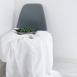 White Fitted Sheet - 100% European Linen Bed Stonewashed Bedding Queen King Full Breathable Natural Customizable - thumbnail 2