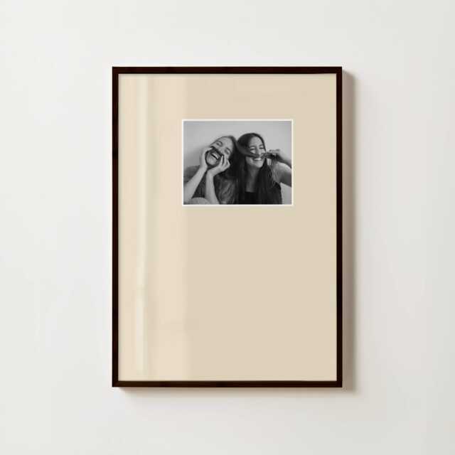 Personalised Photo Mat Polaroid Mount Style Print - Custom Gift Photobooth Keepsake Wall Art For Family, Couple, Baby Decor - image 1