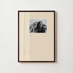 Personalised Photo Mat Polaroid Mount Style Print - Custom Gift Photobooth Keepsake Wall Art For Family, Couple, Baby Decor - thumbnail 1