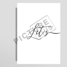 Lets Stay Together Print - Set Of 3 Bedroom Prints Wall Home Decor Art Minimalist - thumbnail 2