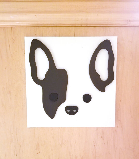 Frenchie Wall Art 12x12 Painted Canvas With Wooden French Bulldog/Boston Terrier Face - Colors Can Be Customized Unique Bully Lover Gift - image 1