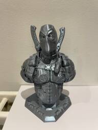 3D Printed Deadpool Bust High Detail, 8-Inch Tall - thumbnail 1