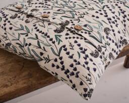 Linen Pillow Cover. Washed Linen Pillowcase With Buttons. Stylish Custom Size Pillow For Living Room - thumbnail 1