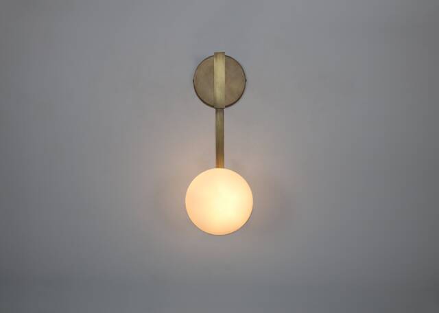 Blackened Brass Wall Sconce, Wall Lighting Brass , Lamp Vanity Light Fixture, Art Sconce - image 1