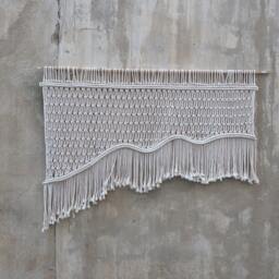 Boho Living Room Decor, Over Bed Wall Art, Macrame Headboard, Bohemian Home Decor Tapestry - thumbnail 2