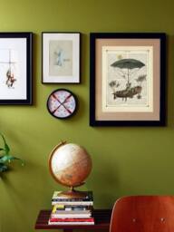 Airship Poster Umbrella Ship Sail Boat Hot Air Balloon Steampunk - Vintage Victorian Book Page Art Print Jules Verne - thumbnail 3