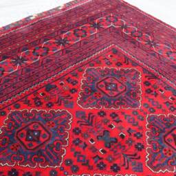 Custom Size, Afghan Rugs, Extra Large Area Rug, Handmade Wool Rug, Turkmen Bukhara Oriental Tribal Living Room Rug - thumbnail 2
