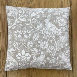 Large Country Linen Cushion Cover Heathland Game Birds & Hares - thumbnail 3
