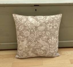 Large Country Linen Cushion Cover Heathland Game Birds & Hares - thumbnail 1