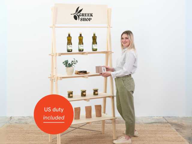 Portable Shelving Unit Vs-03-Nt For Shops & Market Fairs - image 1