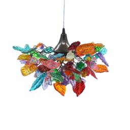Handmade Colorful Resin Flower Chandelier - thumbnail 3