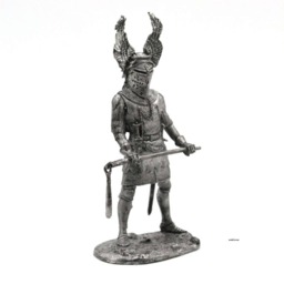 Tin 54mm Warrior Germany Knight With Chain 12-13 Centuries - thumbnail 4