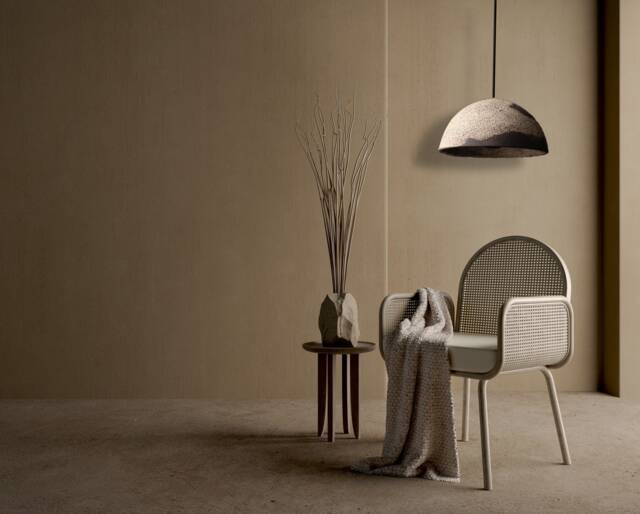Handmade Ceramic Dome Pendant Light Wabi Sabi Chandelier - image 1